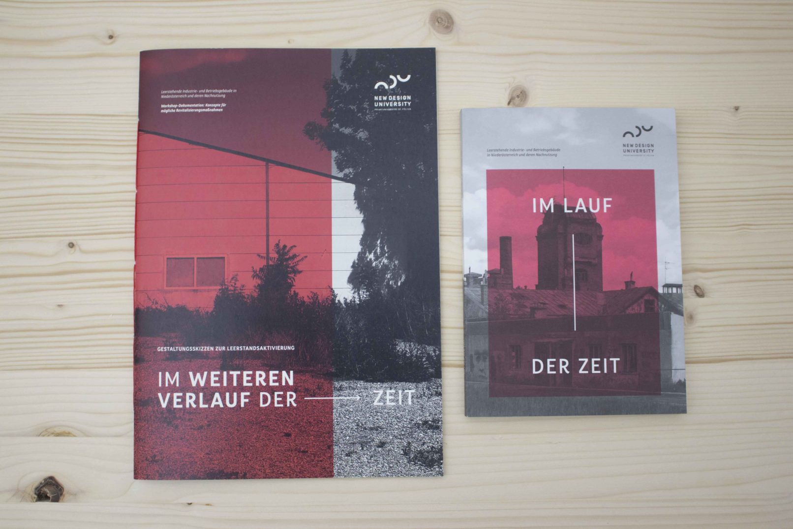 Im Lauf der Zeit – Katalog und Broschüre