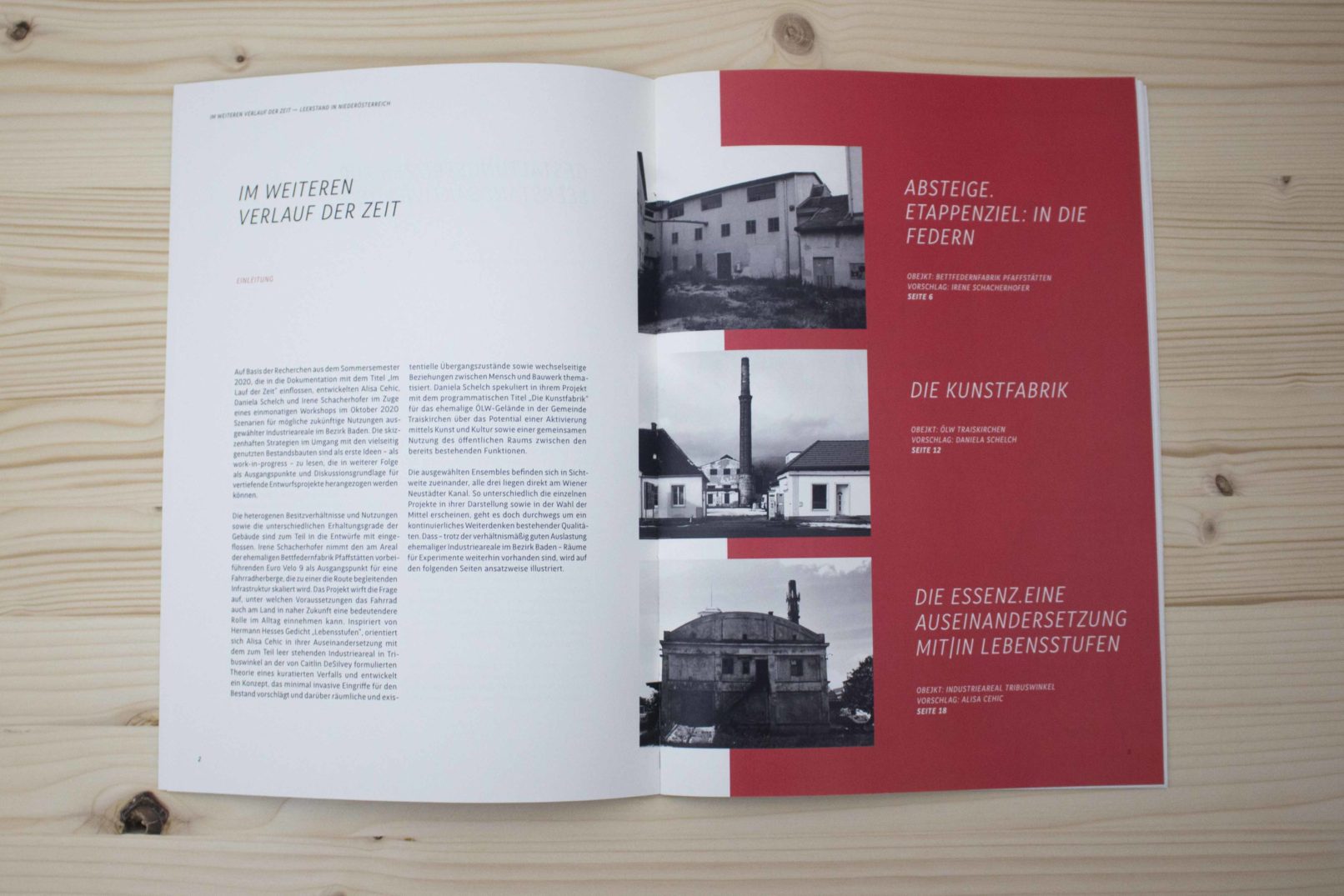 Im Lauf der Zeit – Broschüre