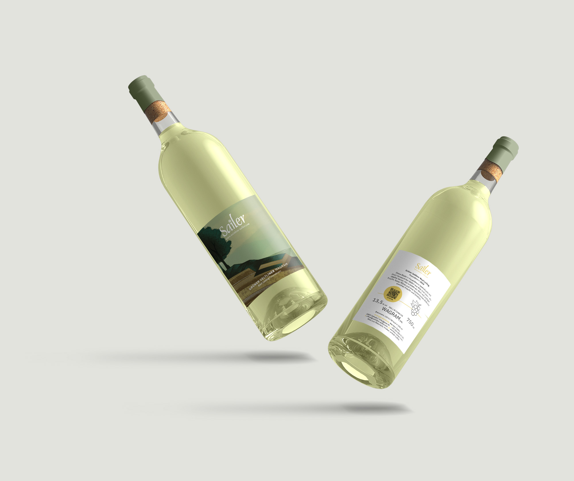 Weinbau Sailer – Ried Losling Vorder- und Rückenetikett