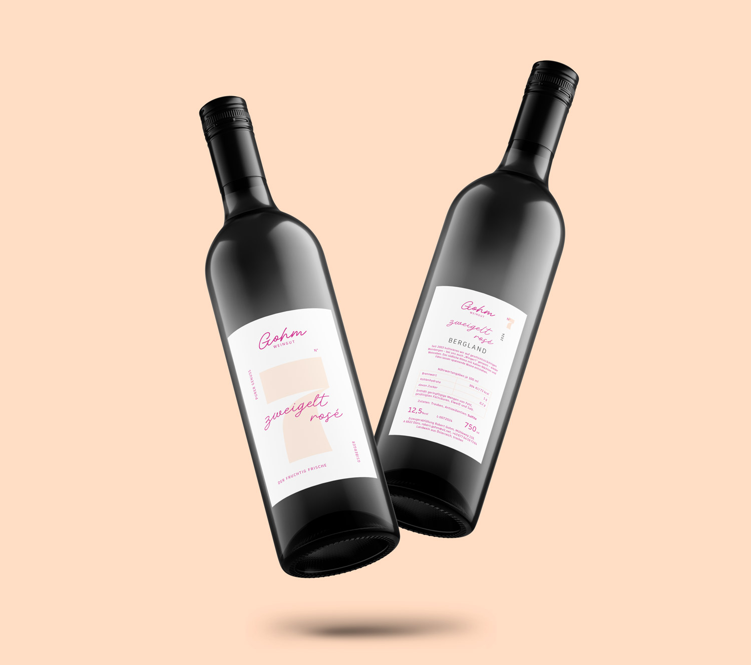 Weingut Gohm – Etikett Rose