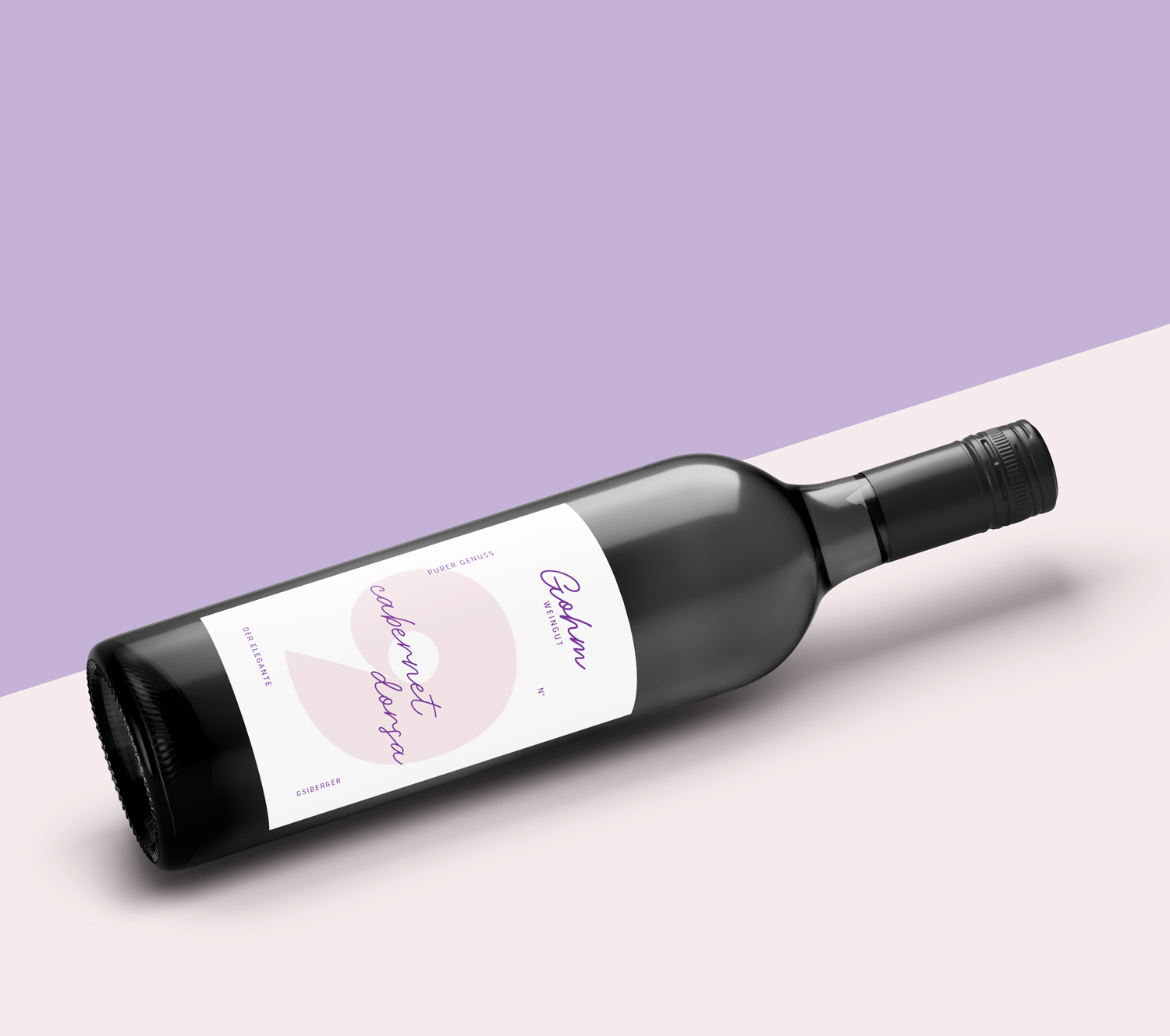 Weingut Gohm – Etikett Rotwein