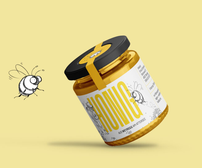 Honig aus Weyregg – Honigglas